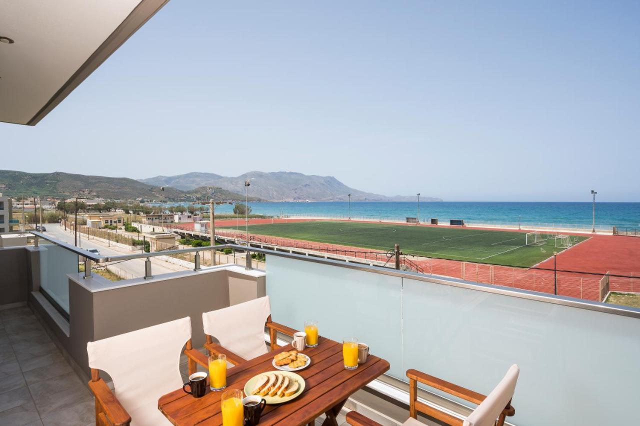 Indigo Blue Seaside Deluxe Apartments Kíssamos Exterior foto